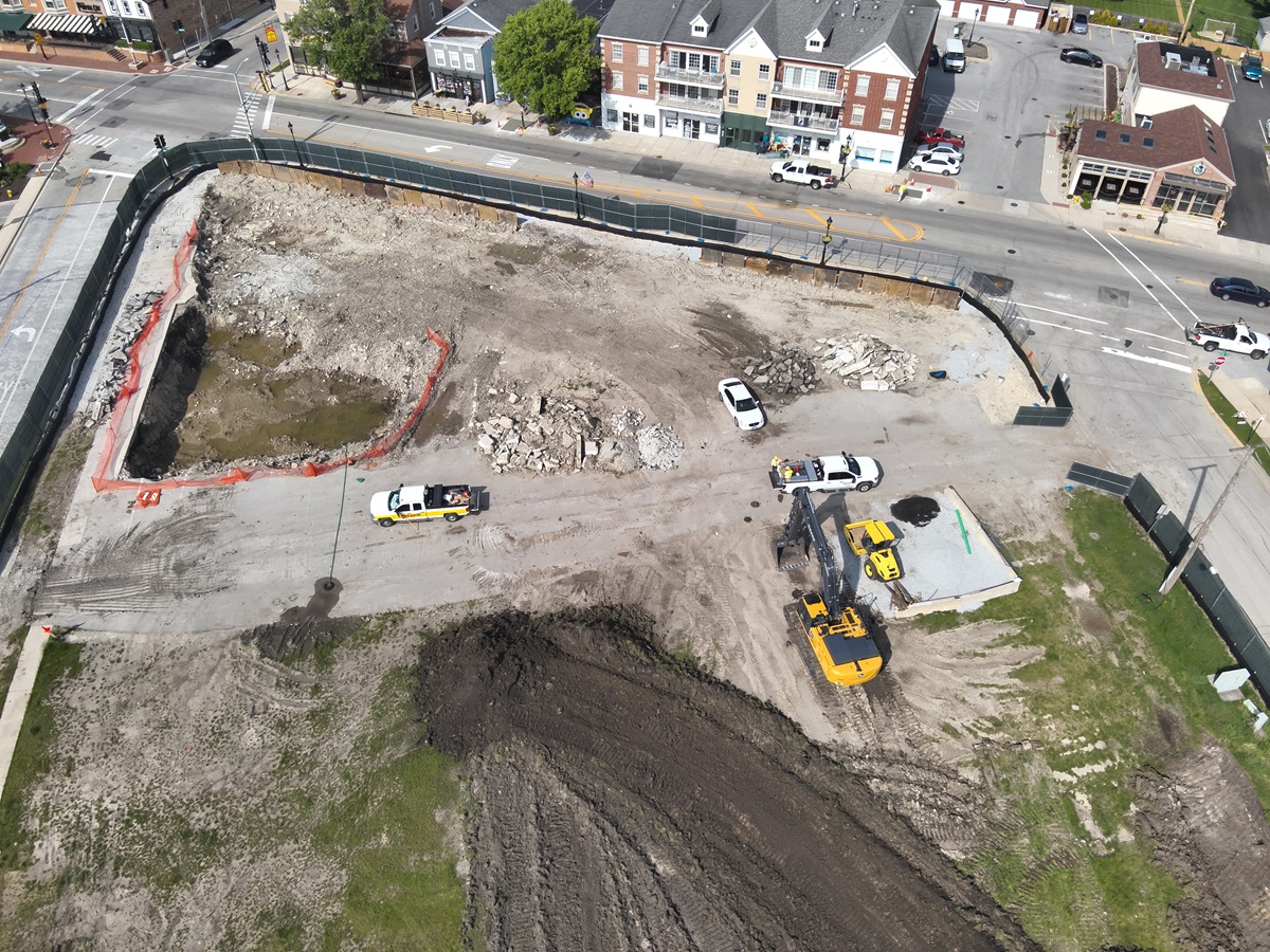 Harmony Square construction on May 16, 2024
